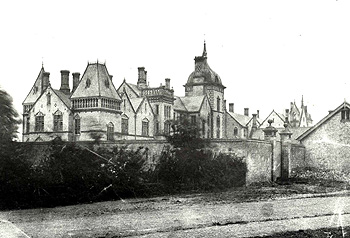 Three Counties Asylum east end - view from the north-east in 1870 [Z50-2-11]